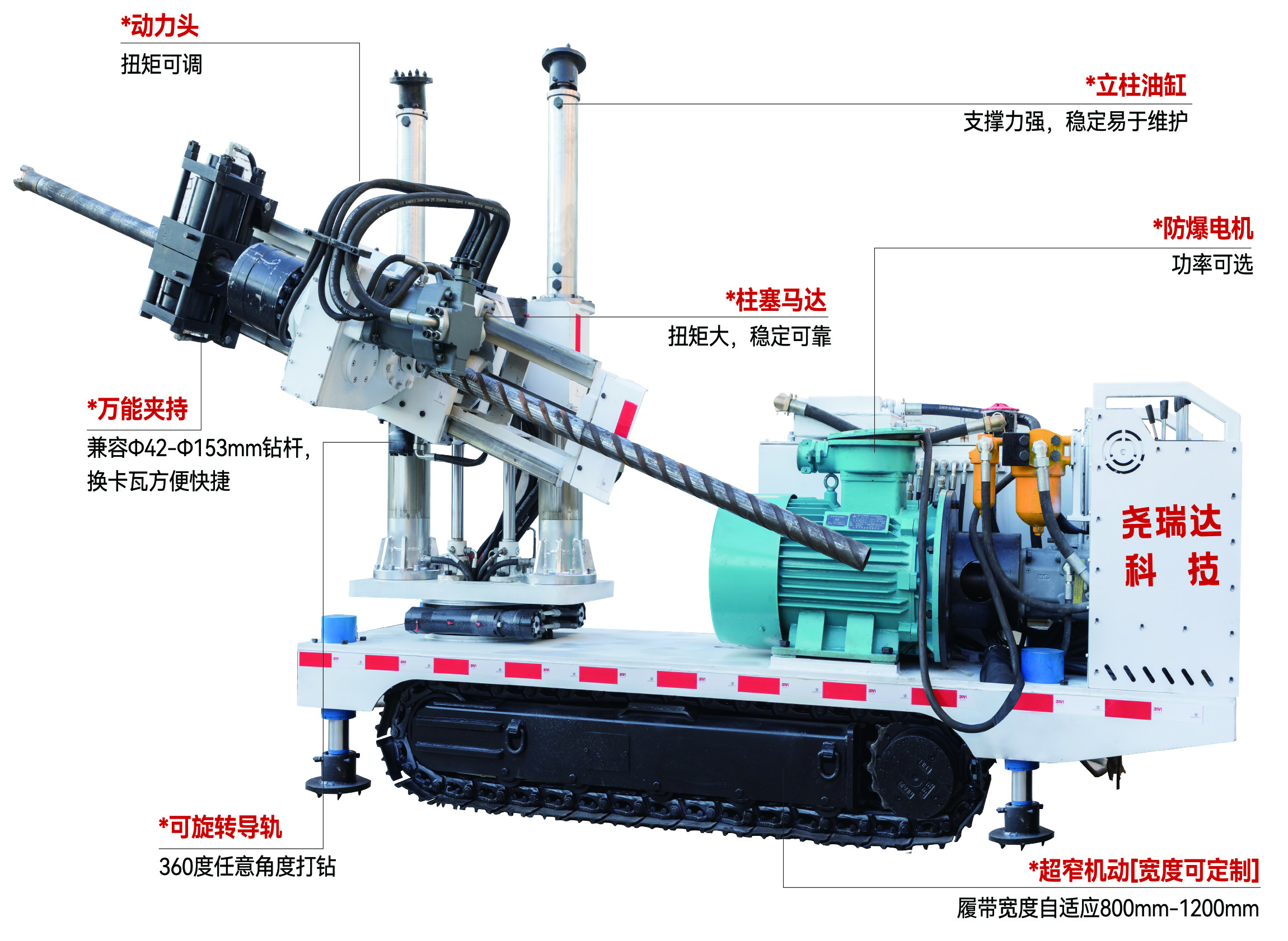 煤矿用全液压履带钻机：高效与安全的完美融合